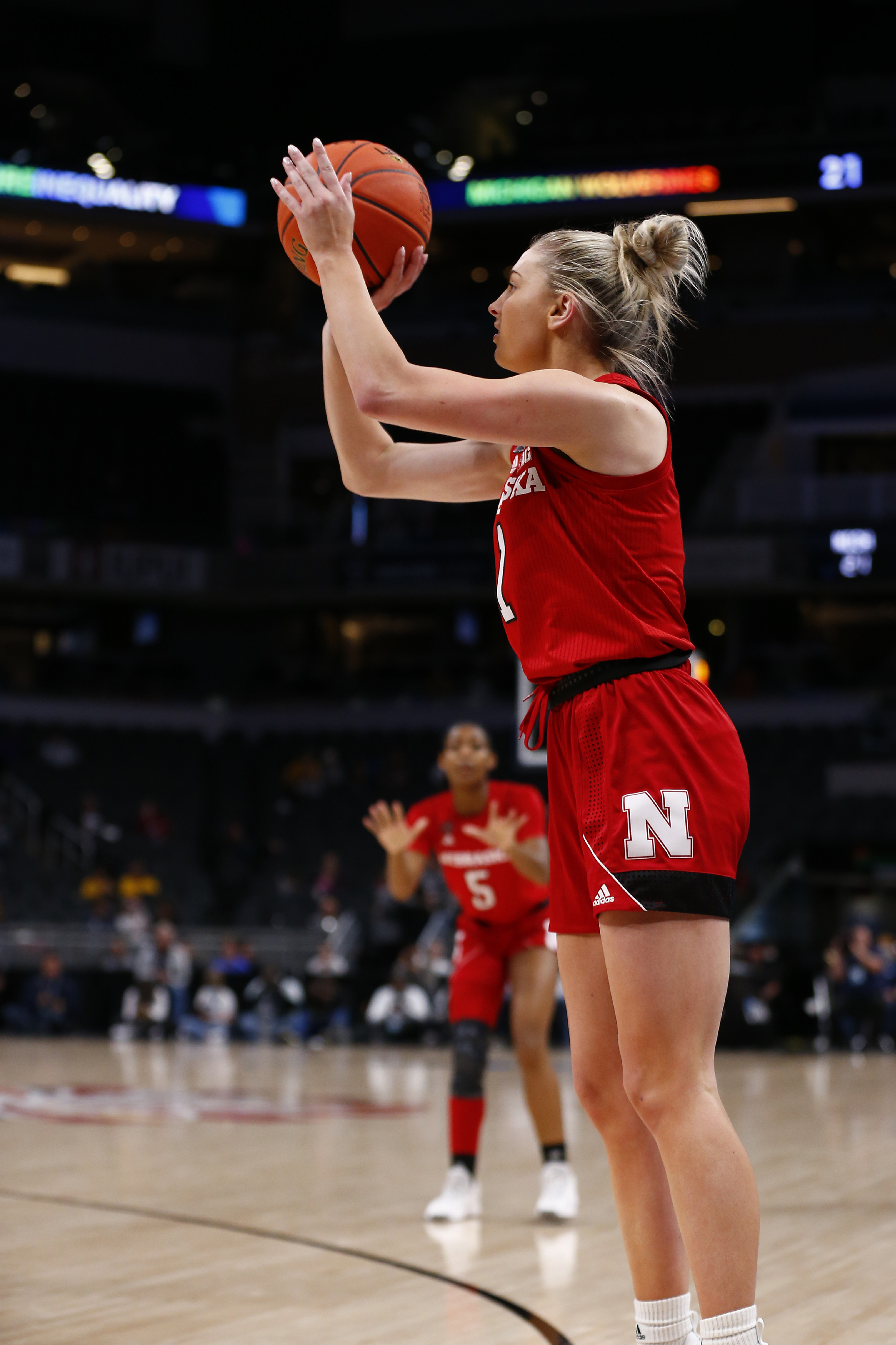 COLLEGE BASKETBALL: MAR 04 Big Ten Women’s Tournament - Nebraska v Michigan