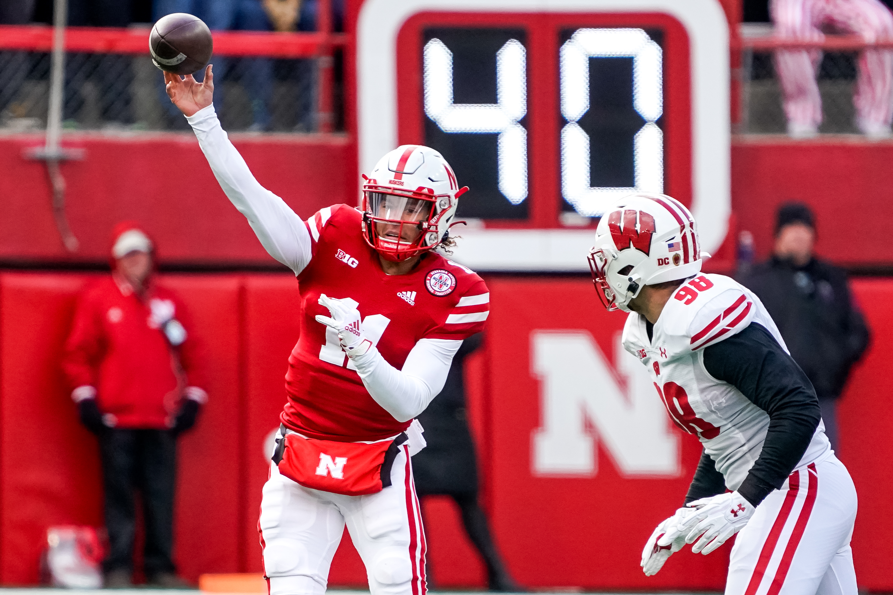 NCAA Football: Wisconsin at Nebraska
