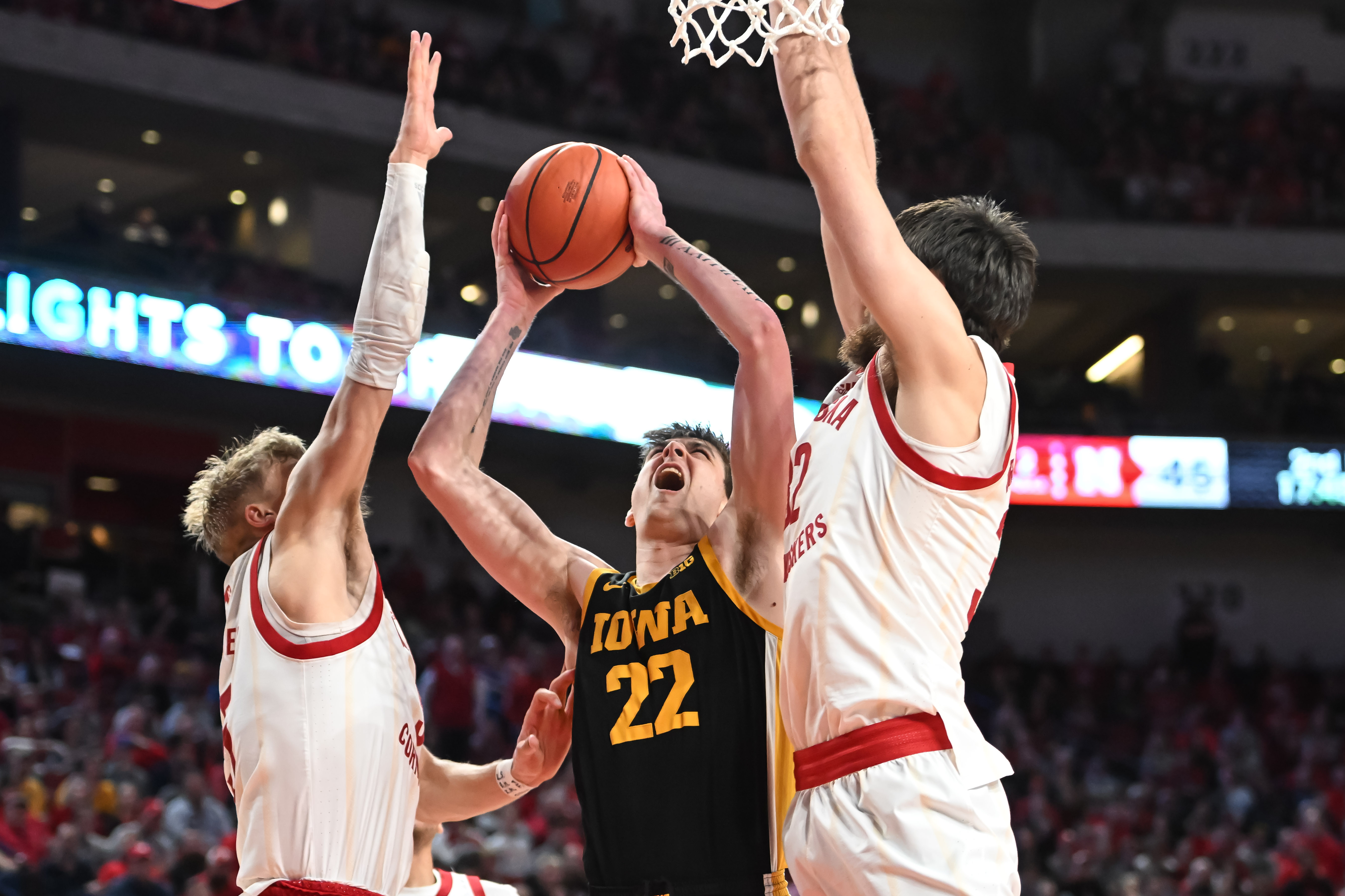 NCAA Basketball: Iowa at Nebraska