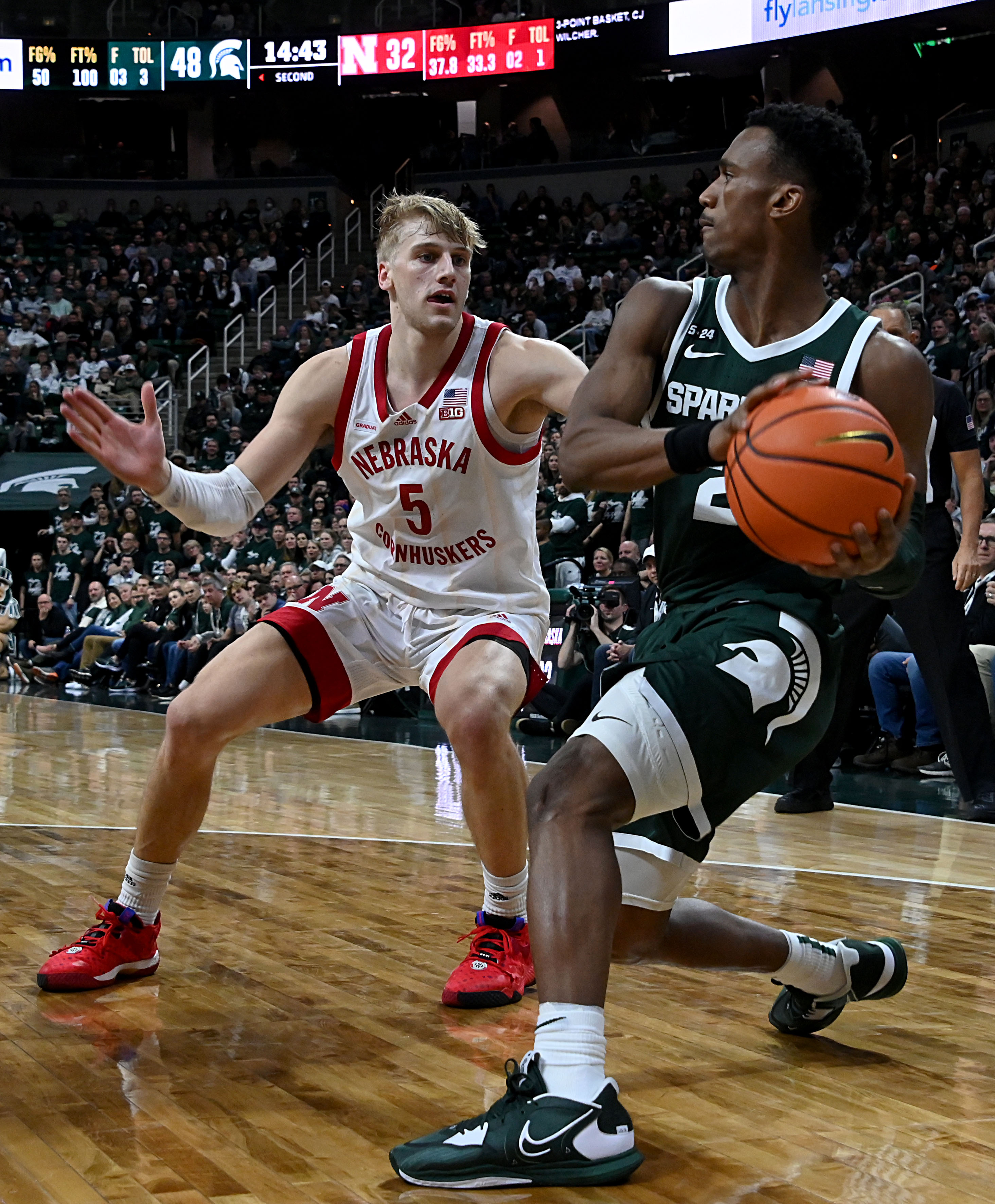 NCAA Basketball: Nebraska at Michigan State
