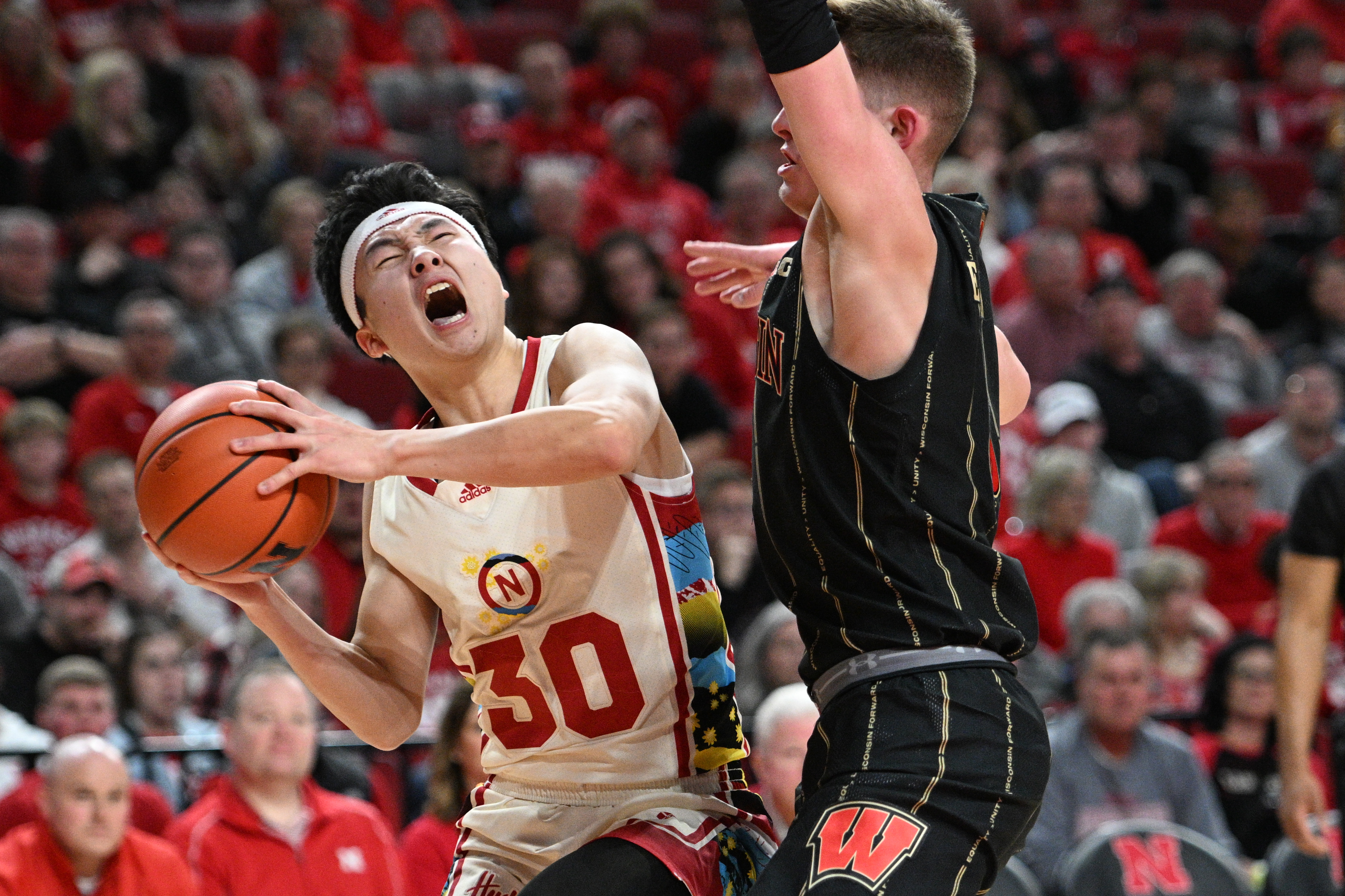 NCAA Basketball: Wisconsin at Nebraska