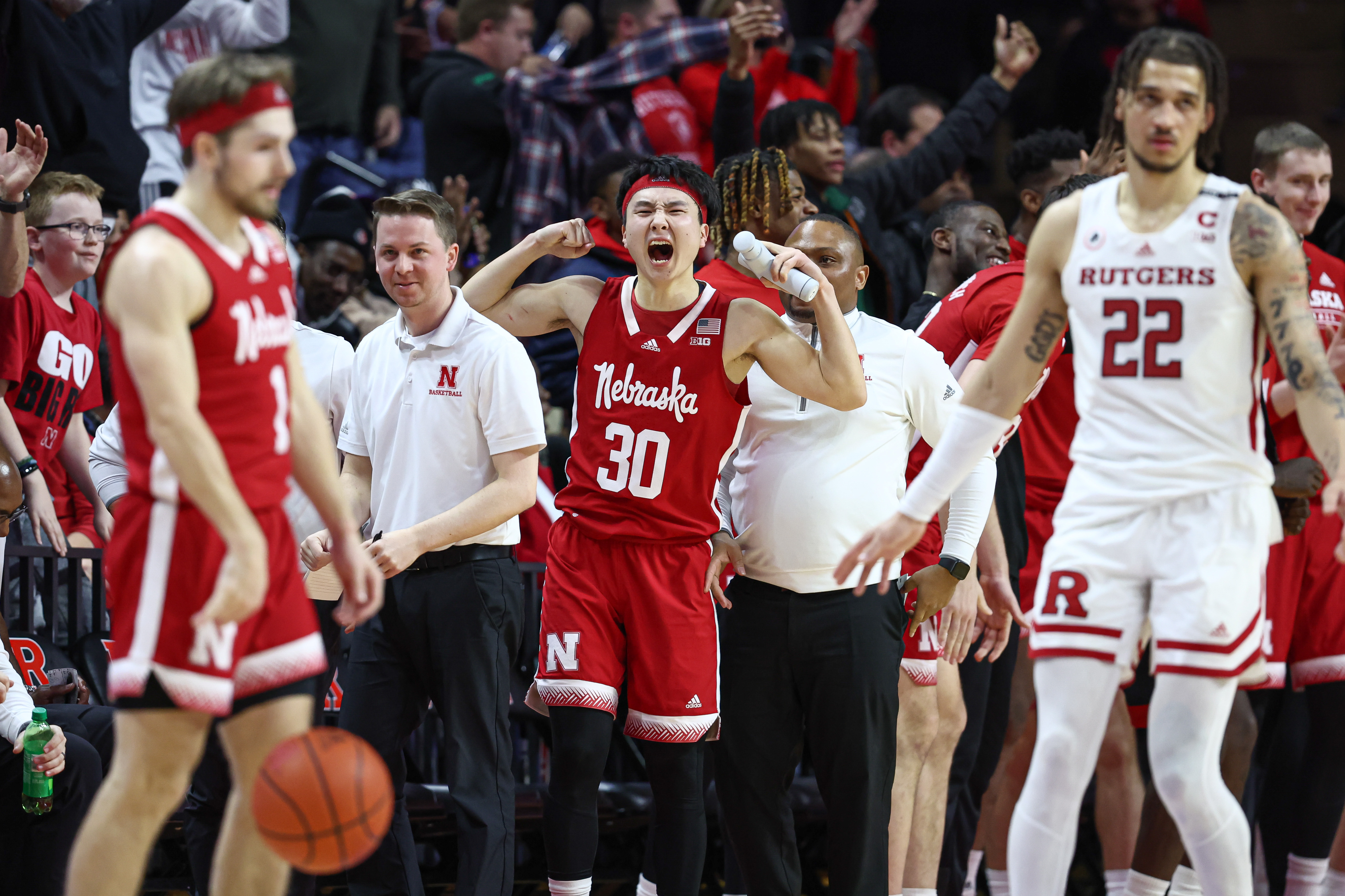 NCAA Basketball: Nebraska at Rutgers
