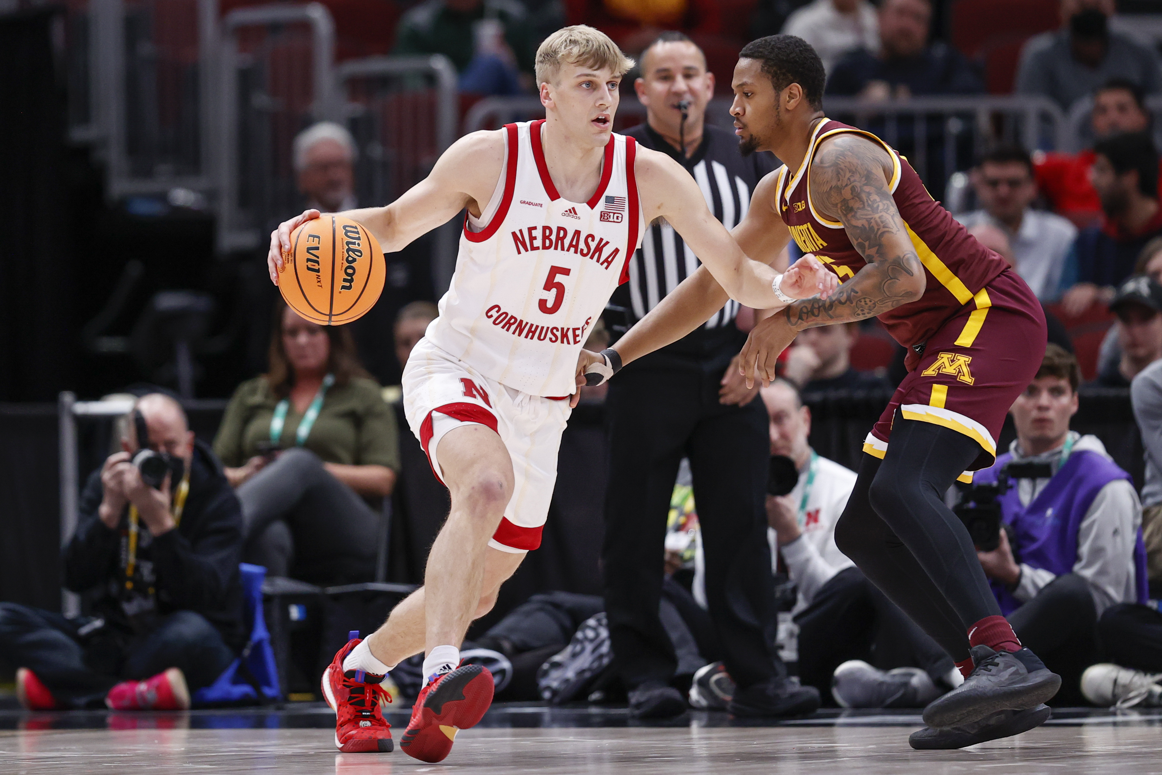 NCAA Basketball: Big Ten Conference Tournament First Round - Nebraska vs Minnesota
